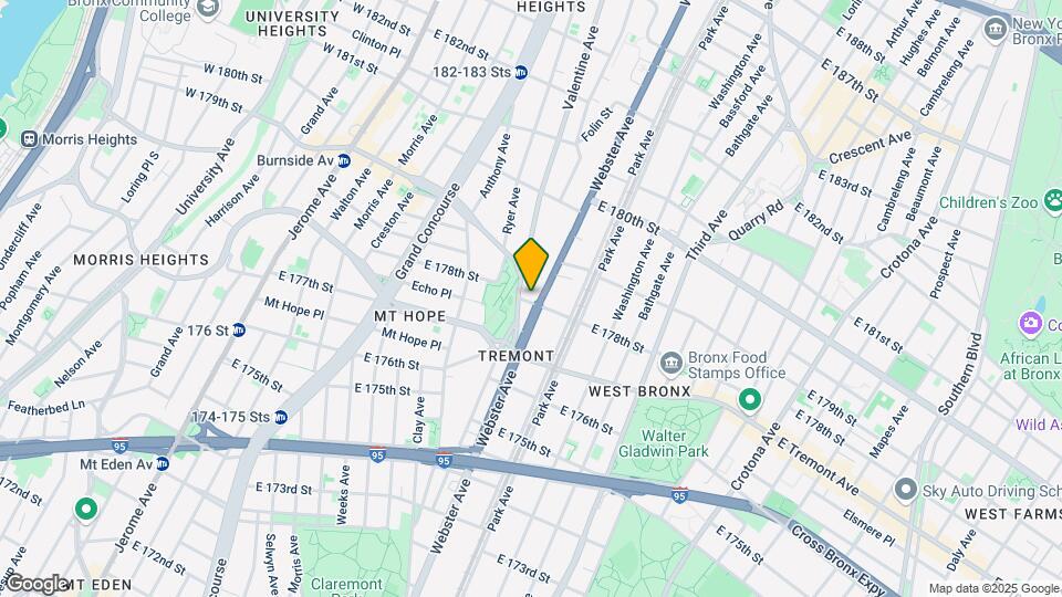 361 E 178th St Map and Location Details