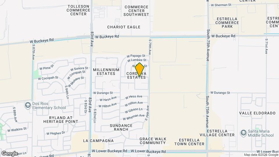 7927 W Mohave St Map and Location Details