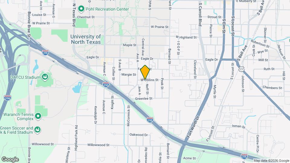 1104 Neff St, Unit Neff Duplex Number 2 Map and Location Details