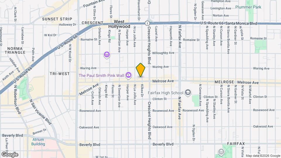 621 N ORLANDO Ave Map and Location Details