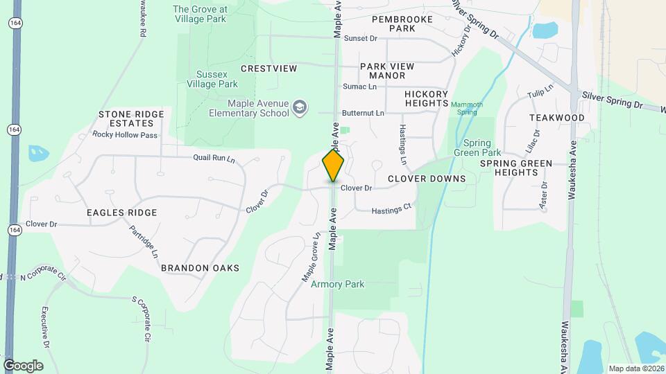 Clover Downs Apartments Map and Location Details