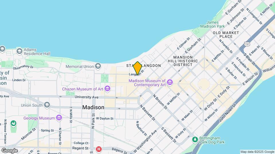 245 Langdon St Mapa y Detalles de la Ubicación