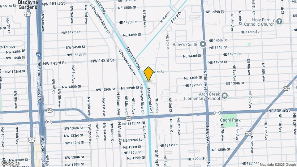 13920 NE 2nd Ave Map and Location Details