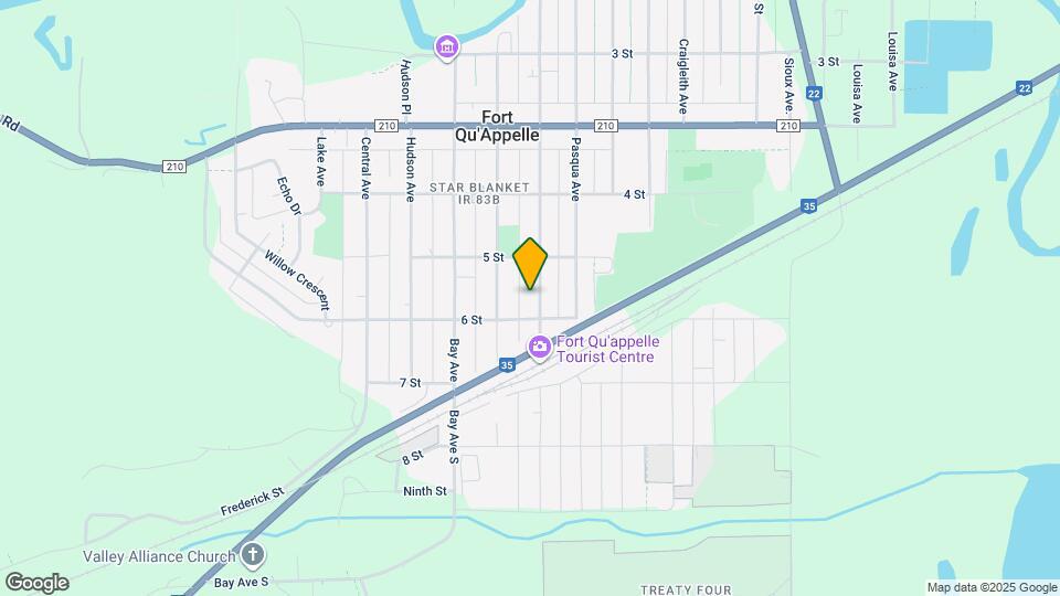 Fort Qu’Appelle Map and Location Details