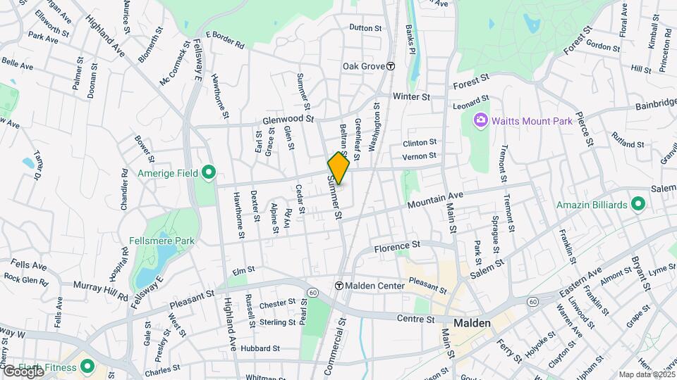 127 Summer St, Unit #11 Map and Location Details