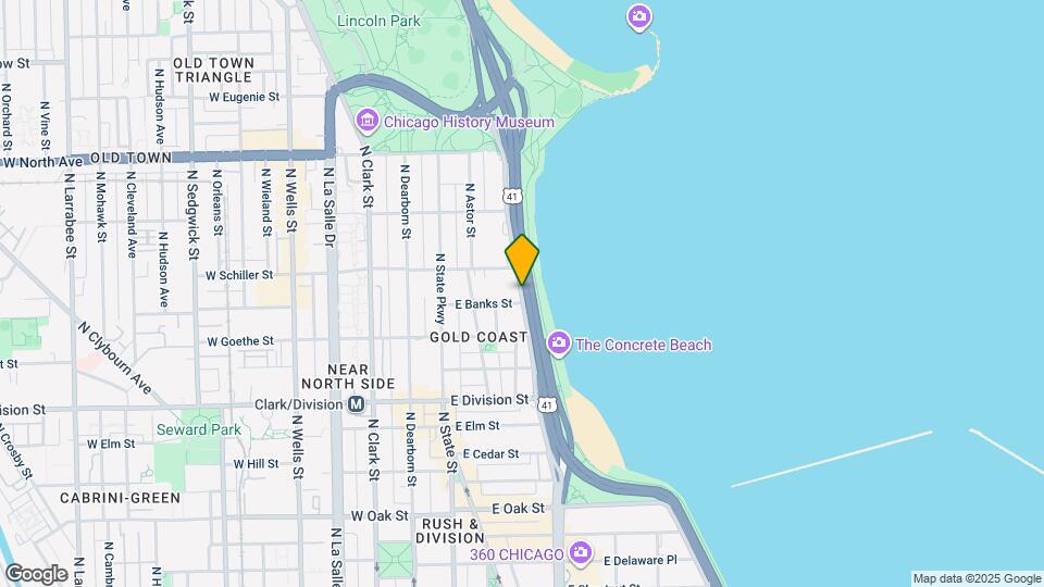 1340 N Lake Shore Dr Map and Location Details