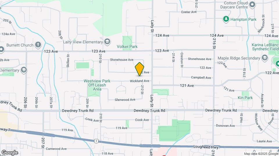 21201 Wicklund Av Map and Location Details