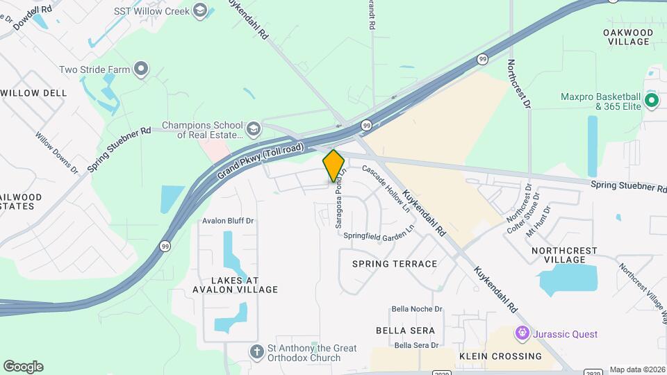 21915 Saragosa Pond Ln Map and Location Details