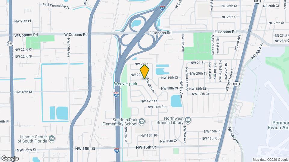 608 NW 19th St Mapa y Detalles de la Ubicación