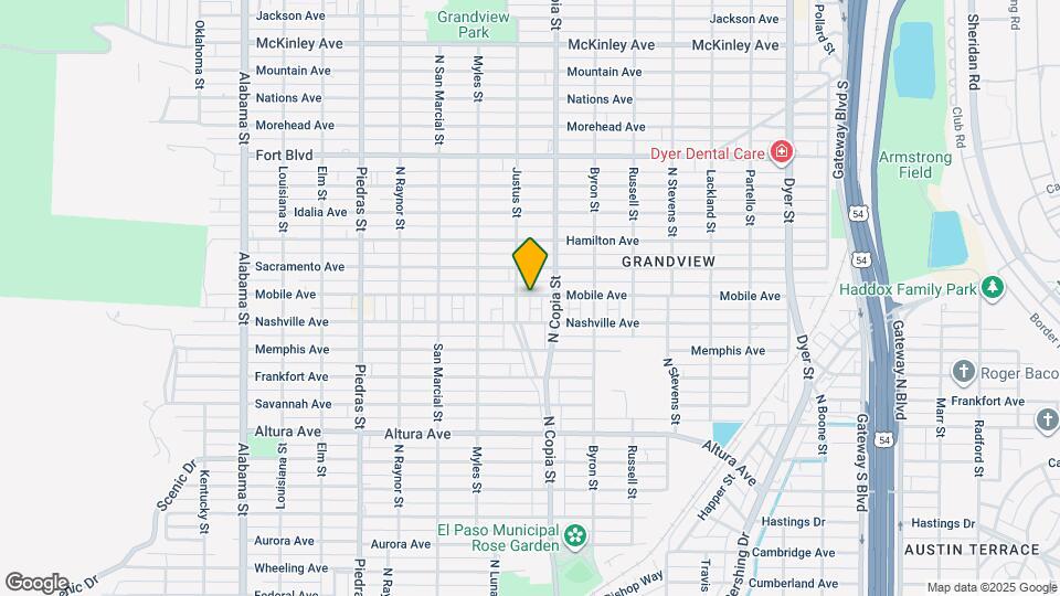 3332 Mobile Ave Map and Location Details