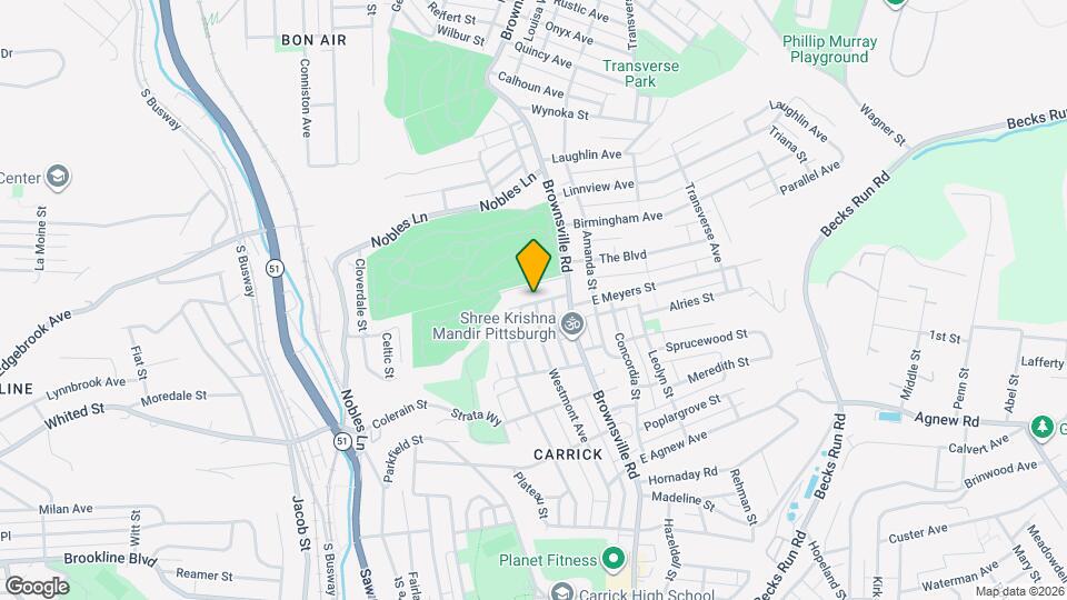 36 W Meyers St Map and Location Details