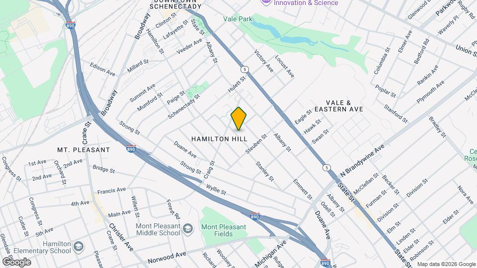 825 Stanley St Map and Location Details