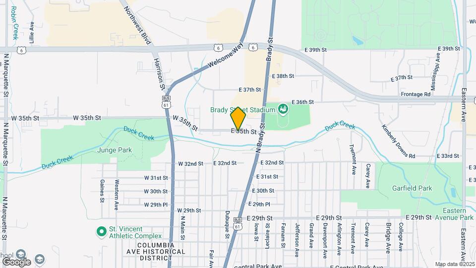 Duck Creek Map and Location Details