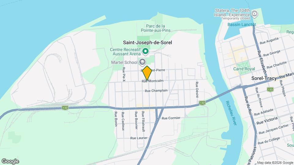 1000-1006 Montcalm Rue Map and Location Details