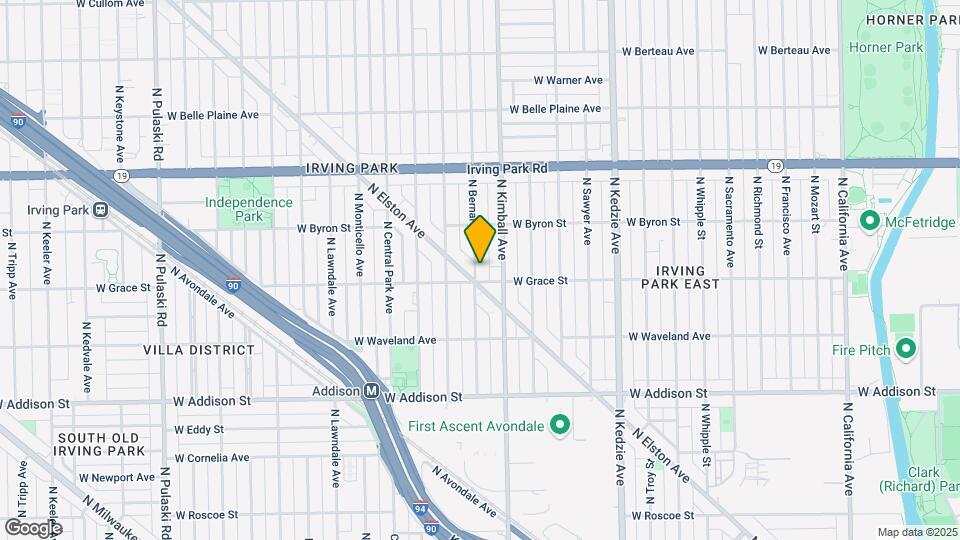 3813 N Bernard St, Unit Apt Rear Map and Location Details