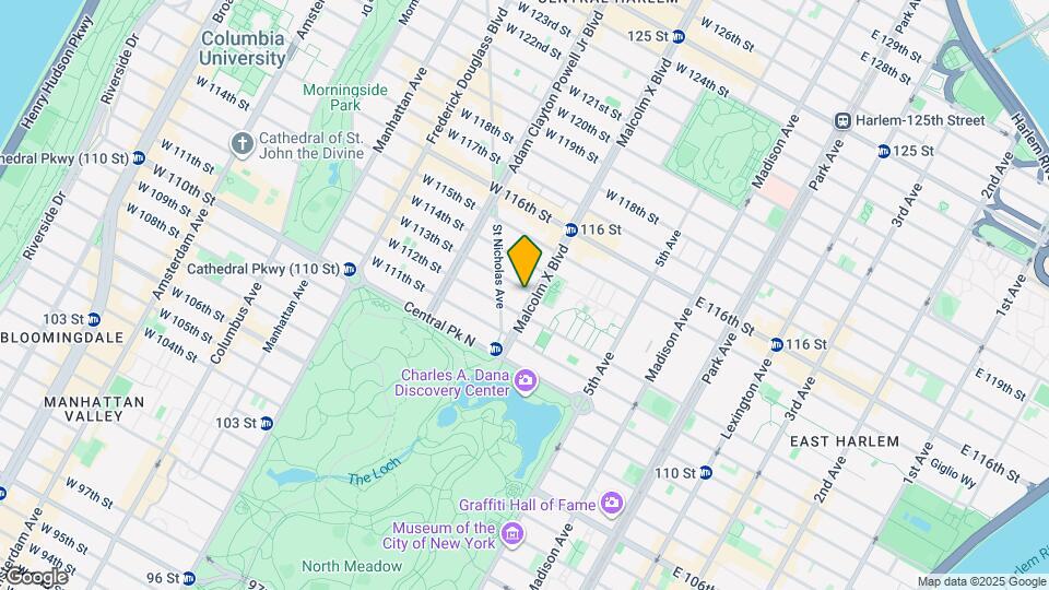 100 W 113th St Map and Location Details