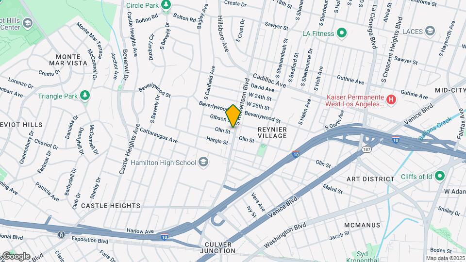 2737 S Robertson Blvd Mapa y Detalles de la Ubicación