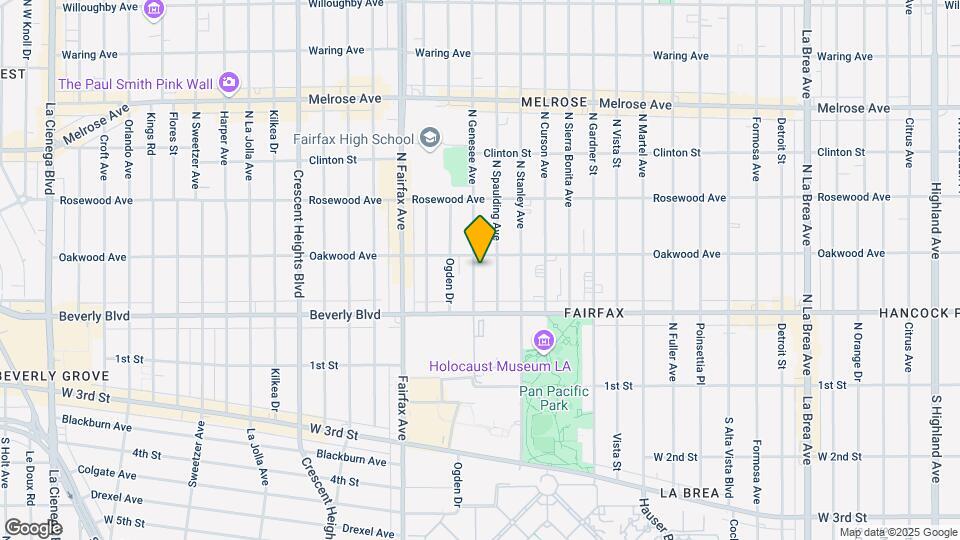 356 N Genesee Ave Mapa y Detalles de la Ubicación