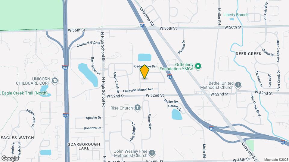 5928 Brookville Lake Dr Map and Location Details