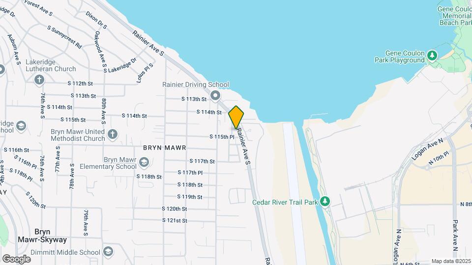 11441 Rainier Ave S Map and Location Details