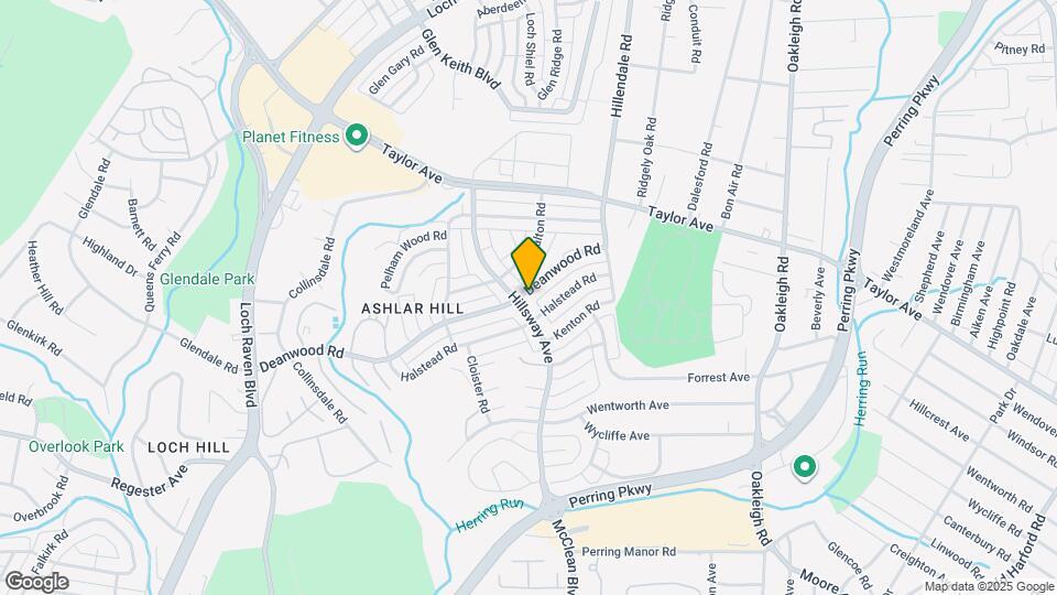 7615 Hillsway Ave Map and Location Details