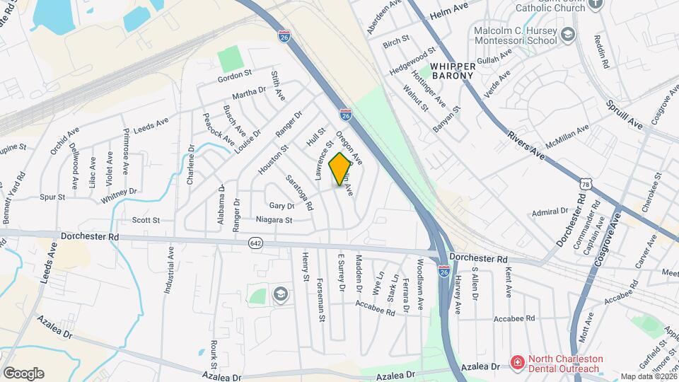 2679 Olympia St Map and Location Details