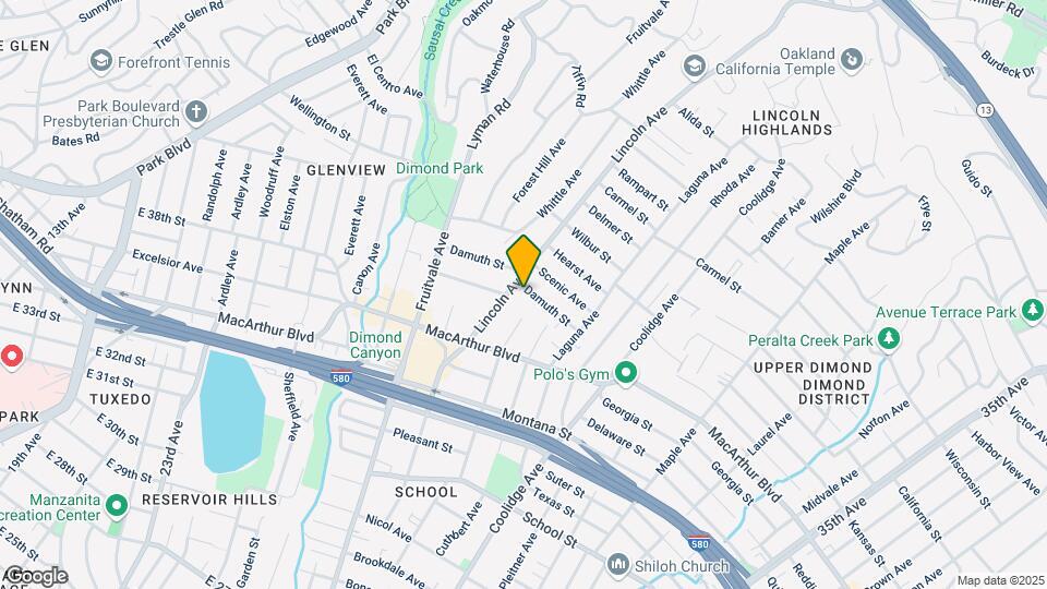 2421 Damuth St Mapa y Detalles de la Ubicación