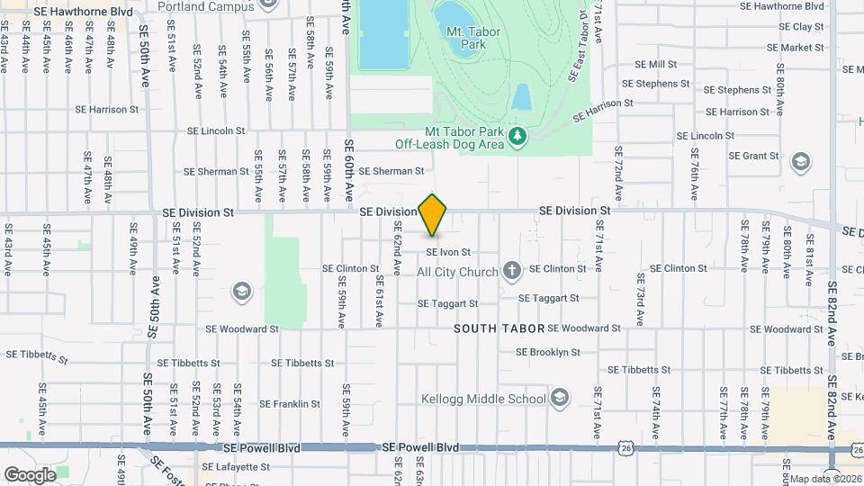 2521 SE 64th Ave Map and Location Details