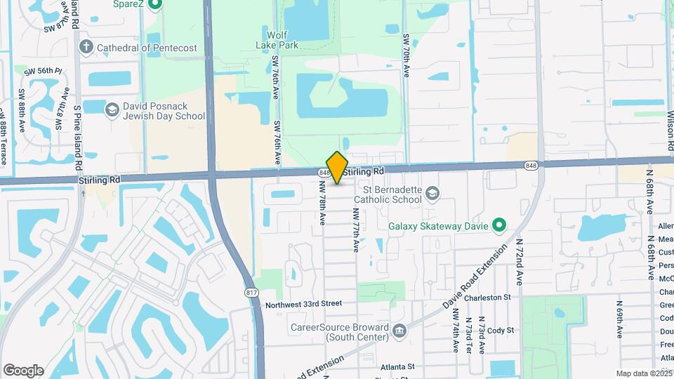 7750 NW 42nd St Map and Location Details