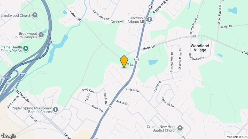 16 Slow Creek Dr Mapa y Detalles de la Ubicación