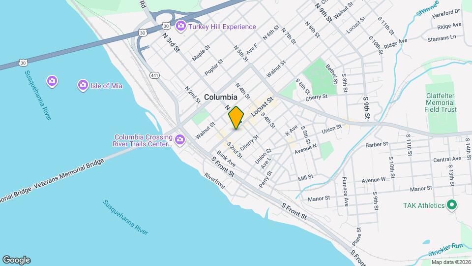 234 Locust St Map and Location Details