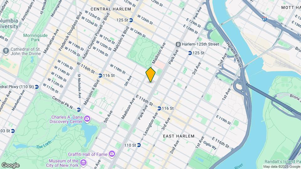 71 E 118th St Map and Location Details