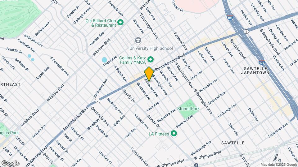 1526 Armacost Ave Mapa y Detalles de la Ubicación