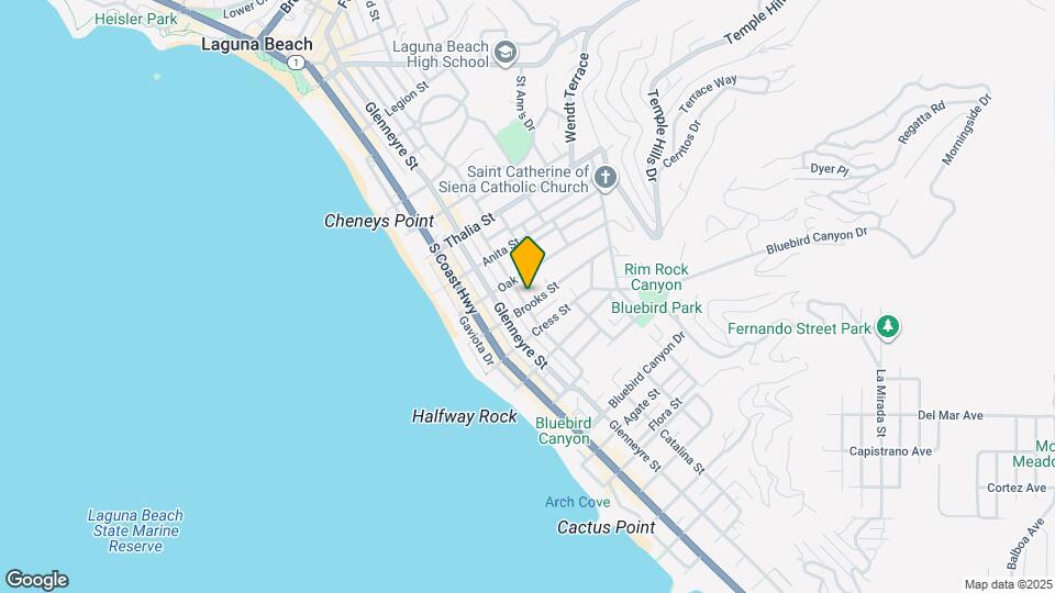 1172 Catalina St Map and Location Details