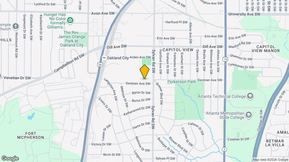 955 Deckner Ave SW Map and Location Details