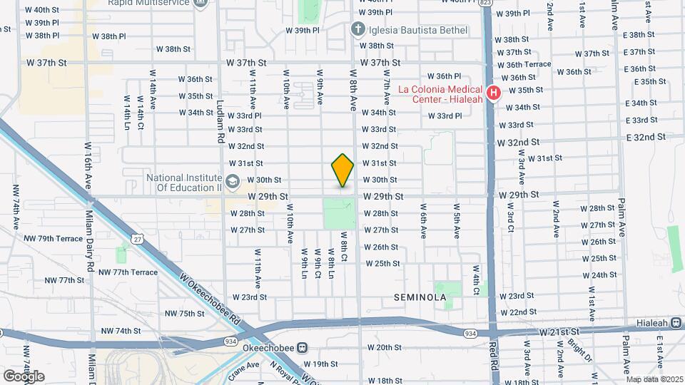 835 W 29th St Map and Location Details