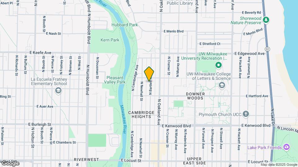 3355 N Bartlett Ave, Unit 2 Map and Location Details