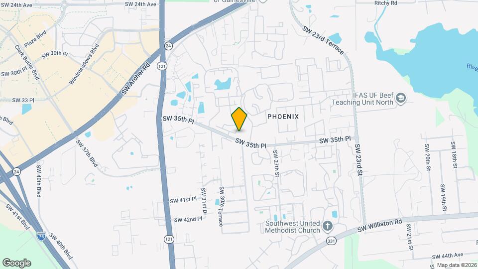 2938 SW 35th Pl Map and Location Details