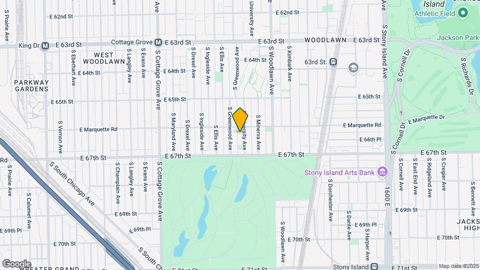 6616 S University Ave-Unit -2 Map and Location Details