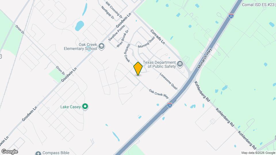 240 Oak Creek Way Map and Location Details