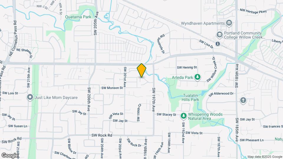 820 SW 198th Pl Map and Location Details