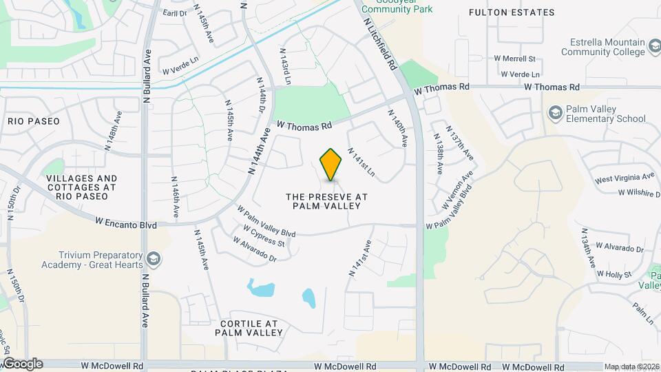 2430 N 142nd Dr Map and Location Details