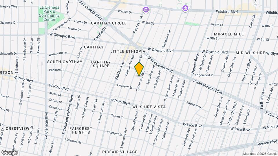 1211 S Genesee Ave Map and Location Details