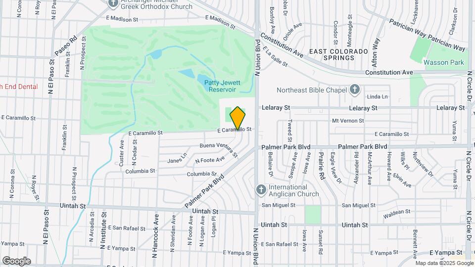 1638 N Foote Ave Map and Location Details