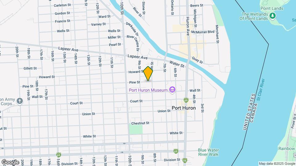 834 Pine St Map and Location Details