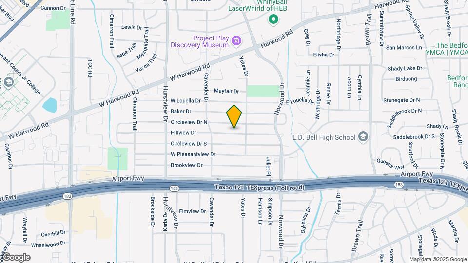 312 Hillview Dr Map and Location Details
