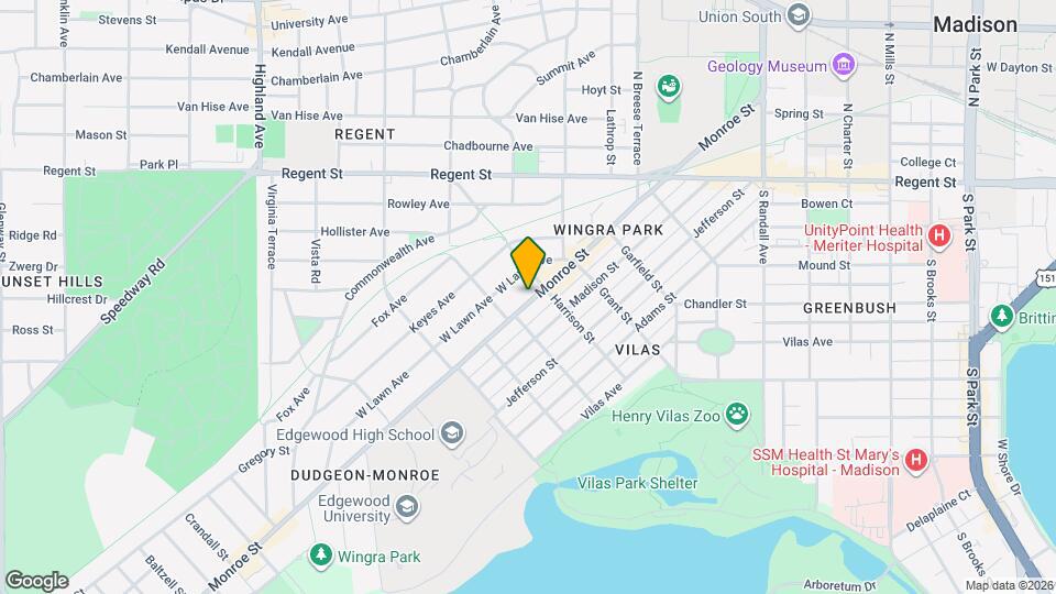 1914 Monroe St, Unit 201 Map and Location Details