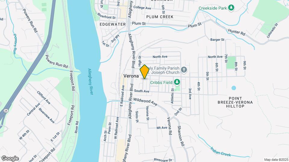729 Brunot St Map and Location Details