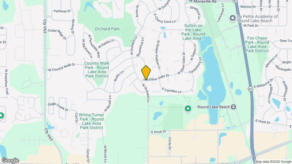 185 E Silver Oaks Dr Map and Location Details