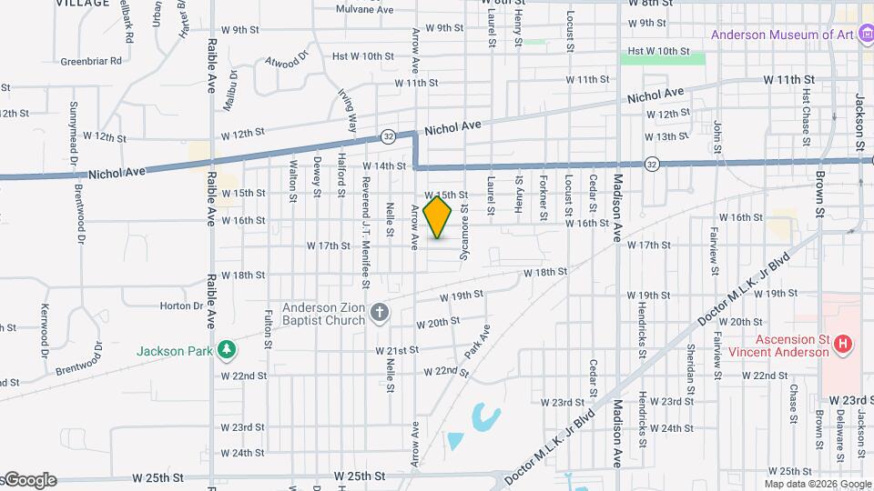 1632 W 17th St Mapa y Detalles de la Ubicación